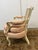 French Provincial Accent Bergere Chair, Vintage For Sale - Image 12 of 12