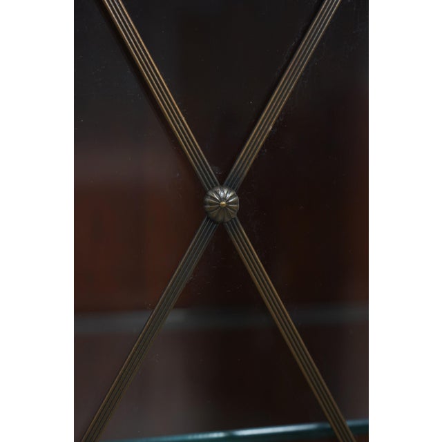 Wood Lexington Nautica Collection Cherry Display Cabinet For Sale - Image 7 of 18