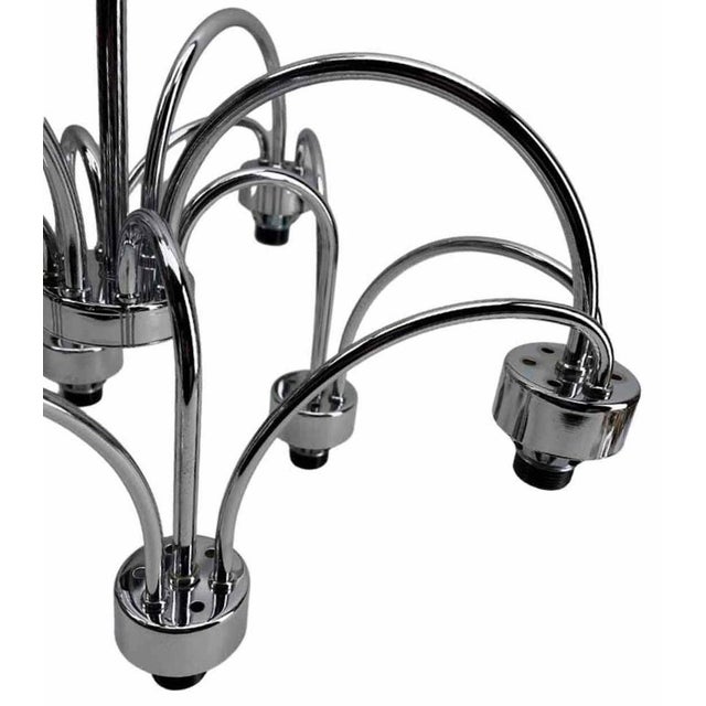 Vintage Ball Pendant Stem Lamp with 8 Globular Lights from Massive, Belgium, 1960s For Sale - Image 15 of 18