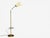 h.w. Armatur, Swedish Modern, Floor Lamp, Brass, Fabric, Sweden, 1940s For Sale - Image 11 of 12