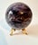 Modern Solid Lapis Sphere Paperweight on Gold Stand For Sale - Image 3 of 7
