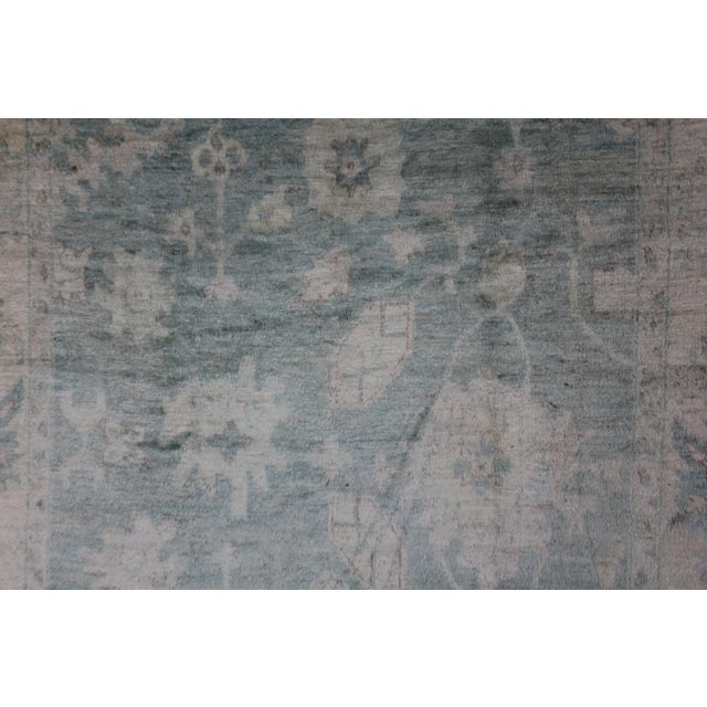 Traditional Hand Knotted Oushak Rug. 09'05" X 13'08" For Sale - Image 3 of 5