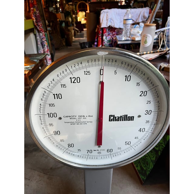 1970s Chatillon Silver Jumbo Vintage Scale For Sale - Image 5 of 9