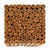 Bring warm rustic-modern character to your space with this impressive coffee table. Crafted from natural logs arranged...