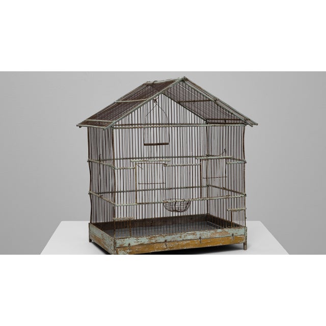 20th Century French Metal Bird Cage For Sale - Image 11 of 18
