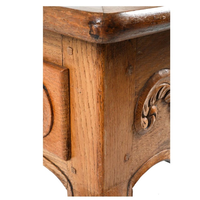 20th Century Italian Hand-Carved Oak Desk For Sale - Image 11 of 12