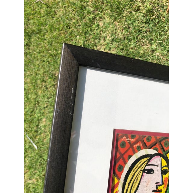 Picasso’s “Girl Before a Mirror” Giclee Print Double Matted and Framed For Sale In Los Angeles - Image 6 of 9