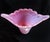 Mid 20th Century Vintage Murano Fratelli Toso Opalescent Pink Control Bubbles Italian Art Glass Flared Rim Flower Vase For Sale - Image 5 of 11
