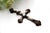 Gold Cross Pendant with Paw Print For Sale - Image 4 of 6