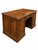 1940s Vintage Oak Pedestal Desk with Drawers, 1940s For Sale - Image 5 of 8