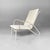 Metal Mid-Century Italian White and Azure Iron Outdoor Lounge Chairs, 1960s, Set of 2 For Sale - Image 7 of 18