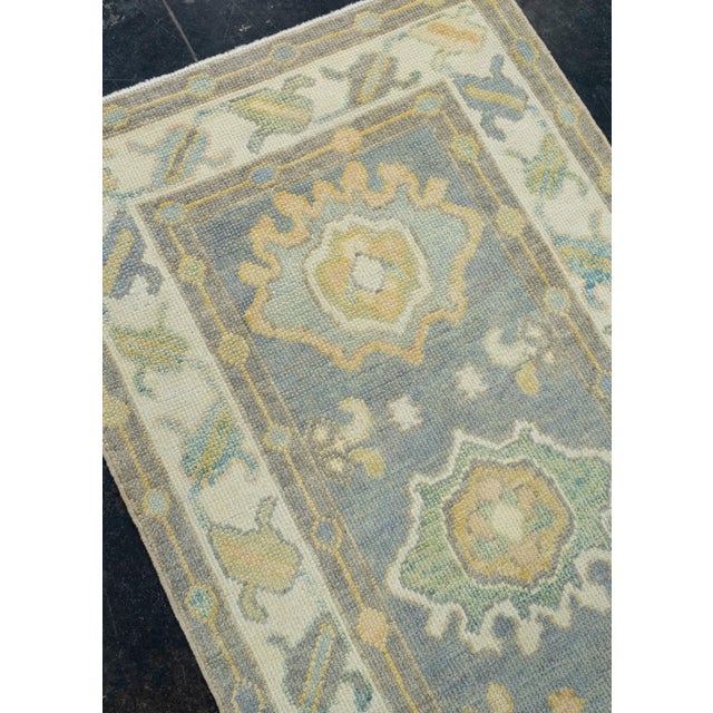 Early 21st Century Turkish Oushak Runner Rug 2'8" x 12'2" #17214 For Sale - Image 5 of 8