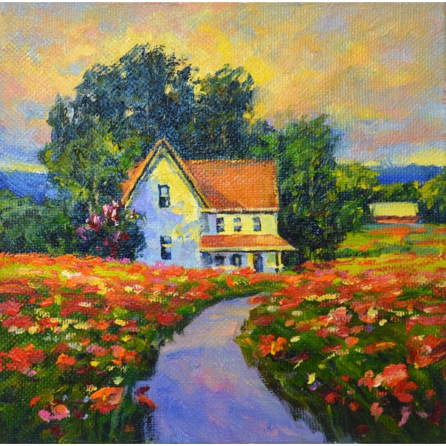 Landscape 5.Modern Original Painting. For Sale