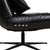 Animal Skin Free Motion Edit 2 Leather Armchair in Black with Electric Reclining Function from Koinor For Sale - Image 7 of 16