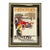Vintage Mercedes Benz Stuttgart Lithograph Poster Framed Art Deco For Sale