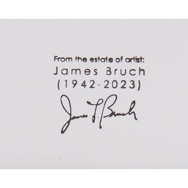 2010 “Abstruse Thinking” Abstract Mixed Media Painting by James L. Bruch For Sale - Image 4 of 10