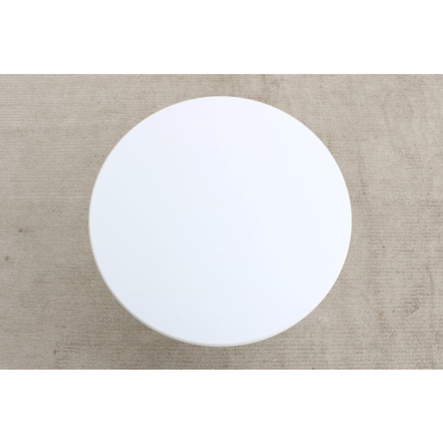 Mid-Century Modern Eero Saarinen for Knoll 16" Round White Tulip Side Table For Sale - Image 13 of 18
