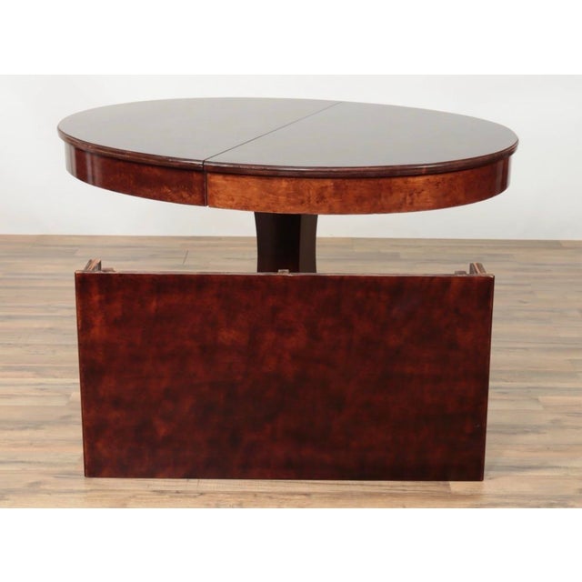 Mid 20th Century Classical Style Birch Breakfast Dining Table For Sale - Image 4 of 6