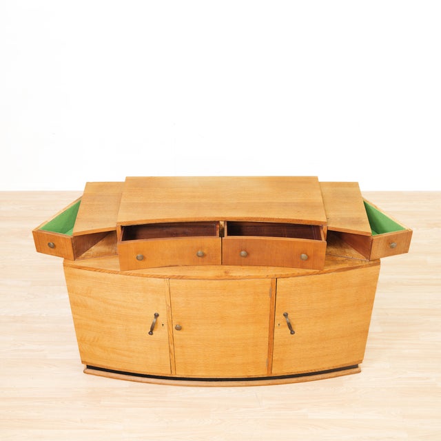 1930s Art Deco English Buffet Credenza For Sale - Image 13 of 14