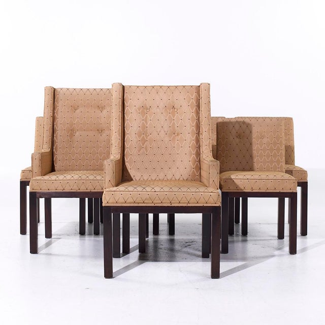 John Widdicomb Mid Century Parsons Dining Chairs - Set of 8 Each armless chair measures: 18.5 wide x 24 deep x 32.25 high,...