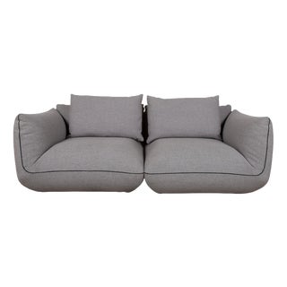 Jalis 21 Fabric Two-Seater Grey Sofa from COR For Sale