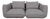 Jalis 21 Fabric Two-Seater Grey Sofa from COR For Sale