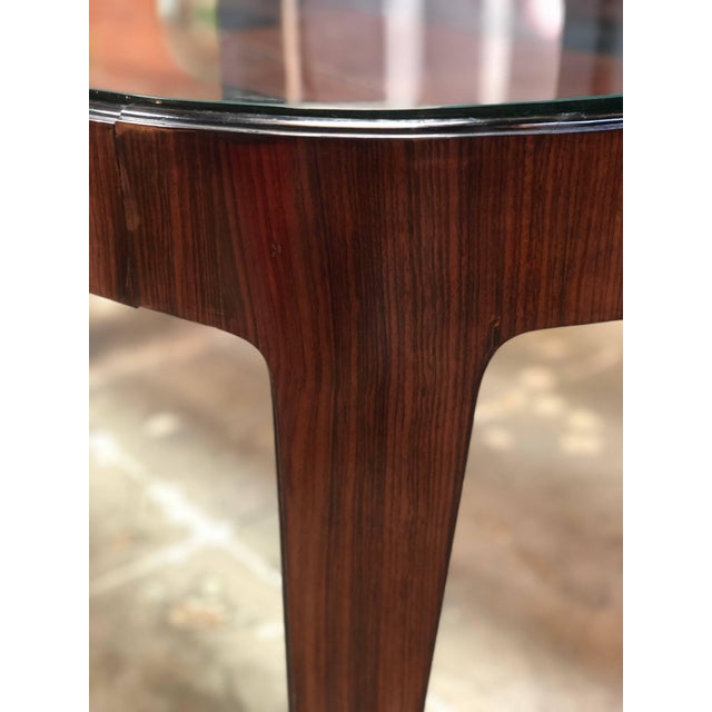 Midcentury Dining Table in Cherrywood by Paolo Buffa for Arrighi, Italy, 1940s For Sale - Image 10 of 12
