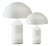 Atollo Glass Table Lamps by Vico Magistretti for Oluce, Set of 2 For Sale