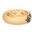 Indulge in the exquisite artistry of this champagne diamond band ring, elegantly crafted in 10K yellow gold-plated .925...