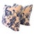 A beautifully tailored pair of chinoiserie-style accent pillows featuring an elegant bird and floral motif in layered blue...