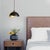 Add a touch of contemporary sophistication to your home with the Luna Bella Pendant light in matte black and weathered...