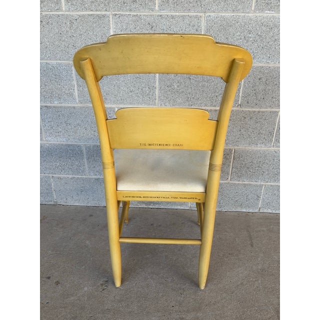 Hitchcock (A) Hitchcock Limited Edition Philadelphia Independence Hall Chair (188/400) For Sale - Image 4 of 7