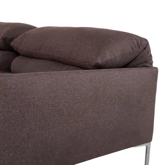 Cor Avalanche Fabric Set, Three-Seater, Two-Seater, Brown, Bronze, Red, Manual Function, Sofa, Couch, Set of 2 For Sale - Image 15 of 18