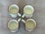Gio Ponti for Richard Ginori Porcelain Espresso Demitasse Cups Set of 4 For Sale - Image 13 of 18