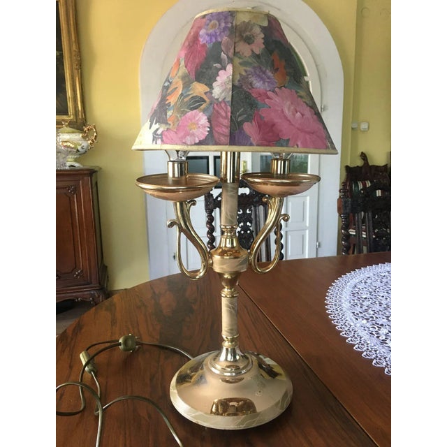 Empire Style Brass Table Lamp, 1970s For Sale - Image 9 of 9