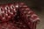 Vintage Tufted Chesterfield Sofa in Burgundy For Sale - Image 9 of 12