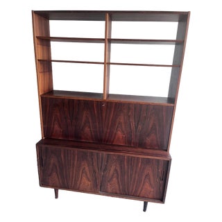 Model HU-9 Secretaire Bookcase in Rosewood from Poul Hundevad, Denmark, 1960s For Sale
