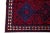 Textile 1960s Tribal Persian Shiraz Handmade Wool Rug in Red and Blue For Sale - Image 7 of 7
