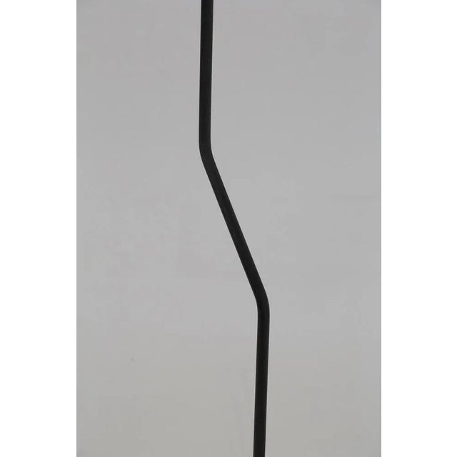 Vintage Italian Brass and Opal Glass Floor Lamp from Oluce, 1950 For Sale - Image 4 of 12