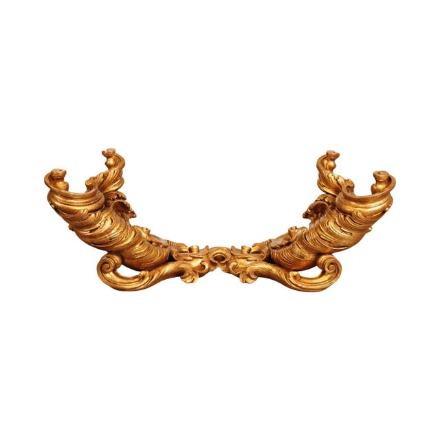 Italian Rococo Style Carved Gilt Wood Coffee Table Base For Sale - Image 13 of 13