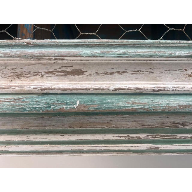 19th C. French Painted Armoire For Sale - Image 17 of 18