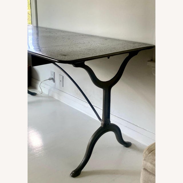 Restoration Hardware Iron Desk Restoration Hardware For Sale - Image 4 of 5