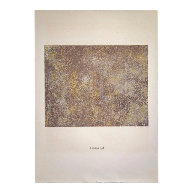 Jean Dubuffet - Champ Muet - Lithograph - 1959 For Sale