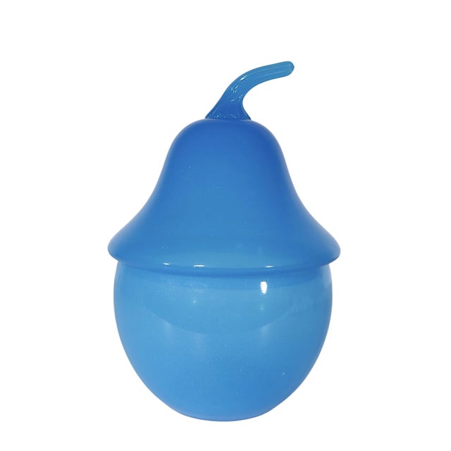 Vintage French Glass Pear Shaped Jar For Sale - Image 10 of 10