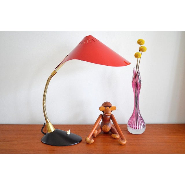 Mid-Century desk lamp from the 1950s of the German company Cosack Leuchten - The design of the luminaire basically gives...