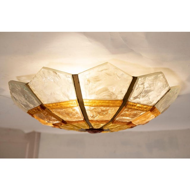 Vintage Polychrome Murano Glass Chandelier, 1970s For Sale - Image 9 of 13