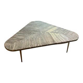 Mid-Century Modern Marble Coffee Table For Sale