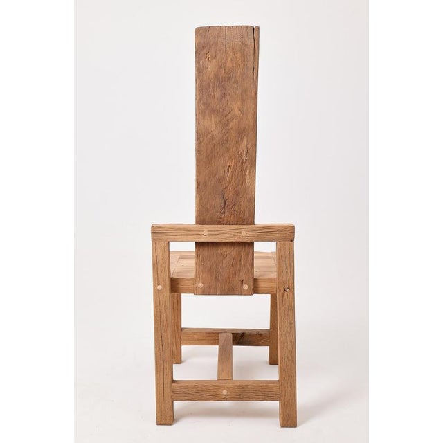 Massive Oak Chair by Logniture For Sale - Image 11 of 15
