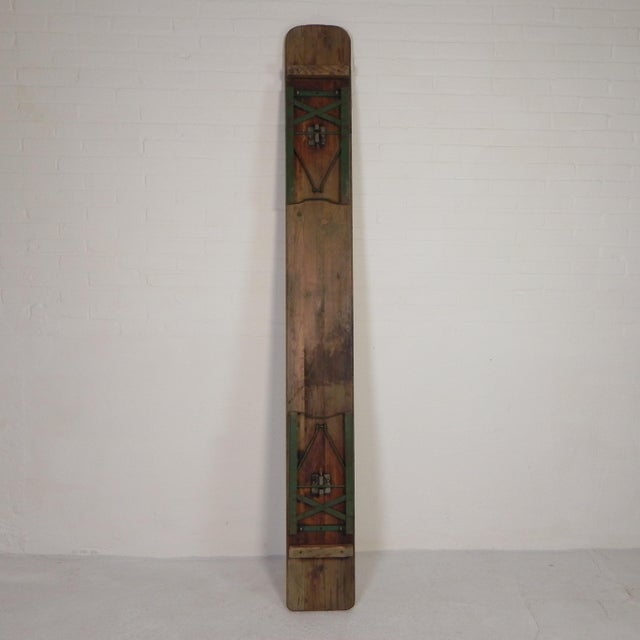 Green Folding Patio Bench, 1960s For Sale - Image 8 of 18