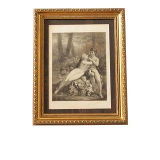 19th C. French Lithograph, 'Venus et Adonis' For Sale